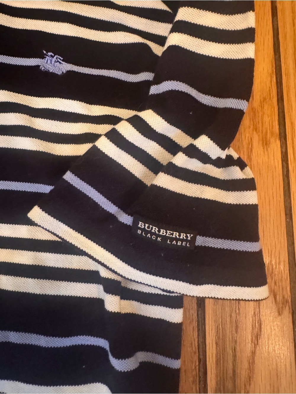 Burberry Black Label multi-striped polo shirt - Picture 4 of 7